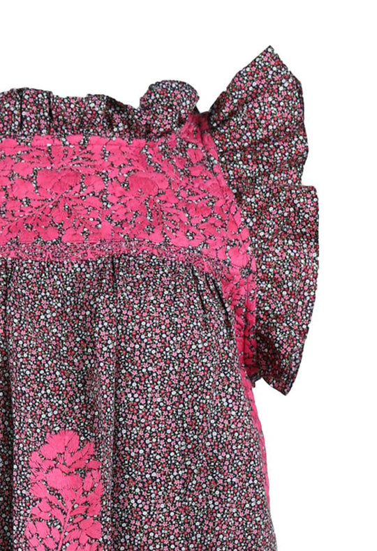 Olivia Specialty Blouse Blouse Olivia Jardin Fucsia Dos