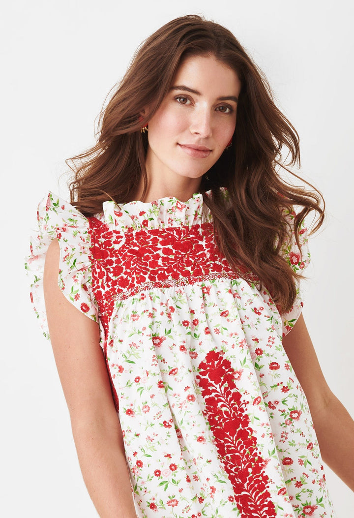 Olivia Specialty Blouse Blouse Olivia Jardin Tomate Dos