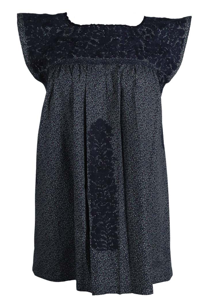 Flores Specialty Blouse Blouse Jardin Marino