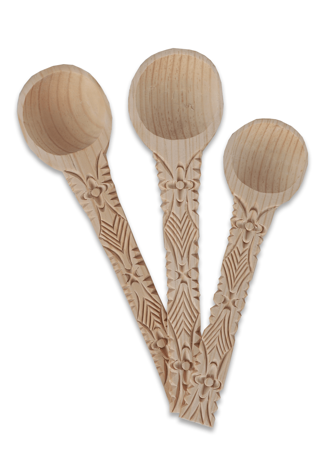 Wooden Spoons - Set of 3 Alejandro Guadalupe Set of 3 Alejandro Guadalupe Wooden Spoons