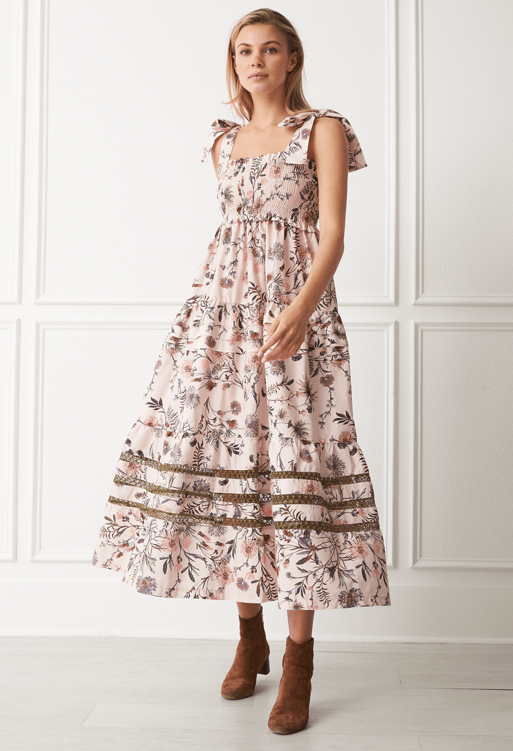 Valeria Specialty Midi Dress Dress Valeria Jardín de Cosecha