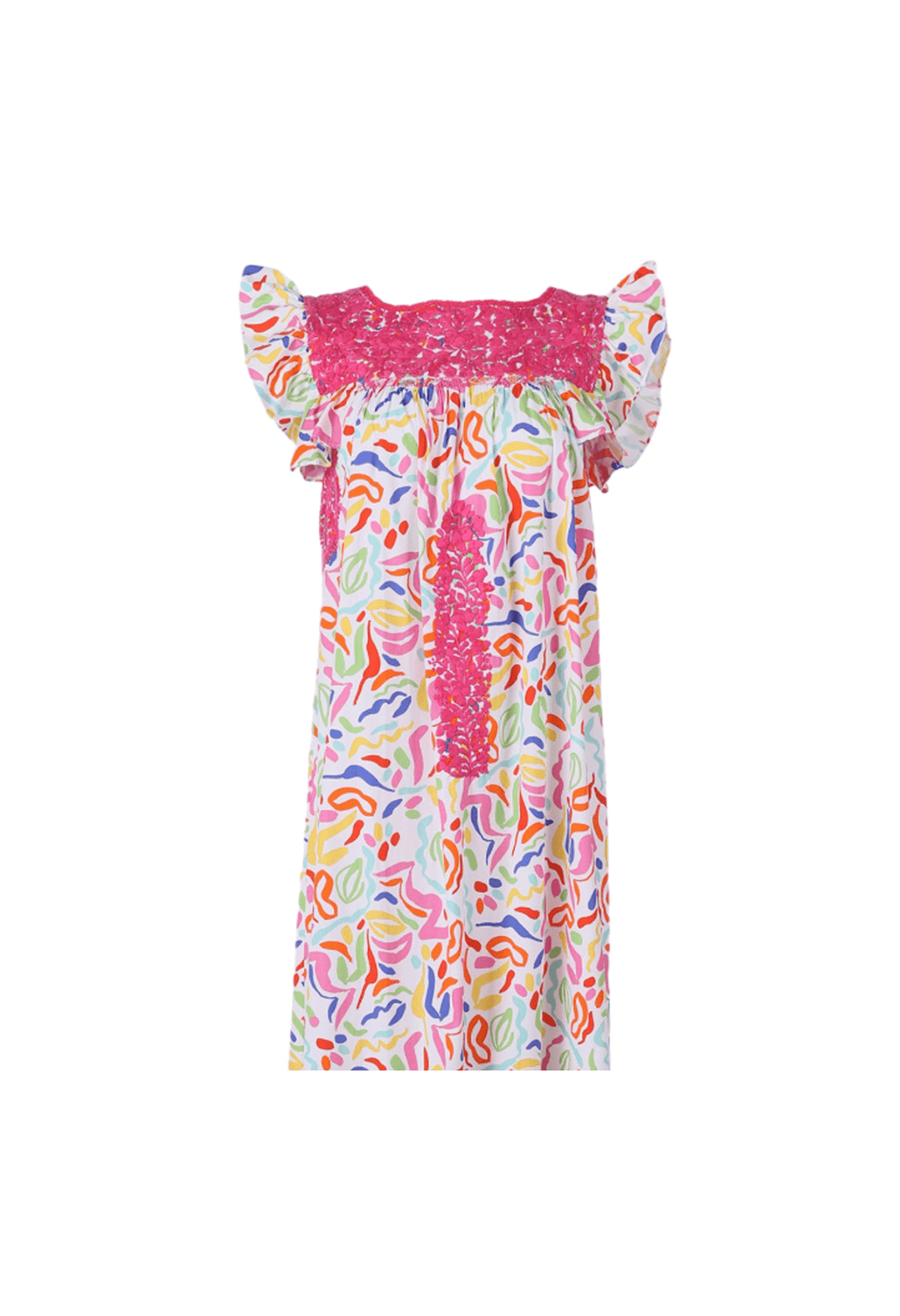 Soledad Specialty Short Dress Dress Soledad Fuscia Abstracto Brilliante