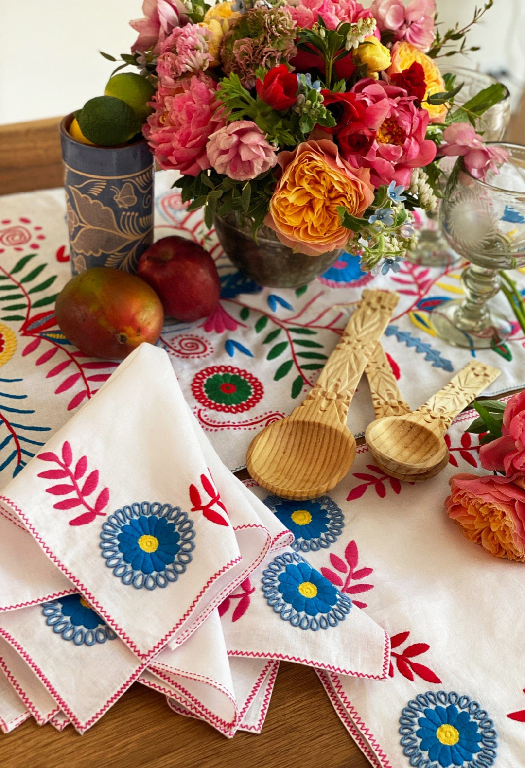 Dinner Napkins - Set of 2 Napkin Set of 2 Servilletas Cinco de Mayo