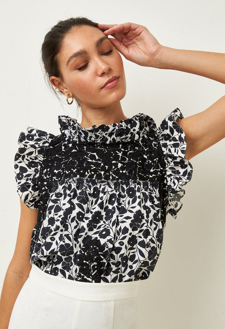Olivia Specialty Blouse Blouse Olivia Jardin Negro