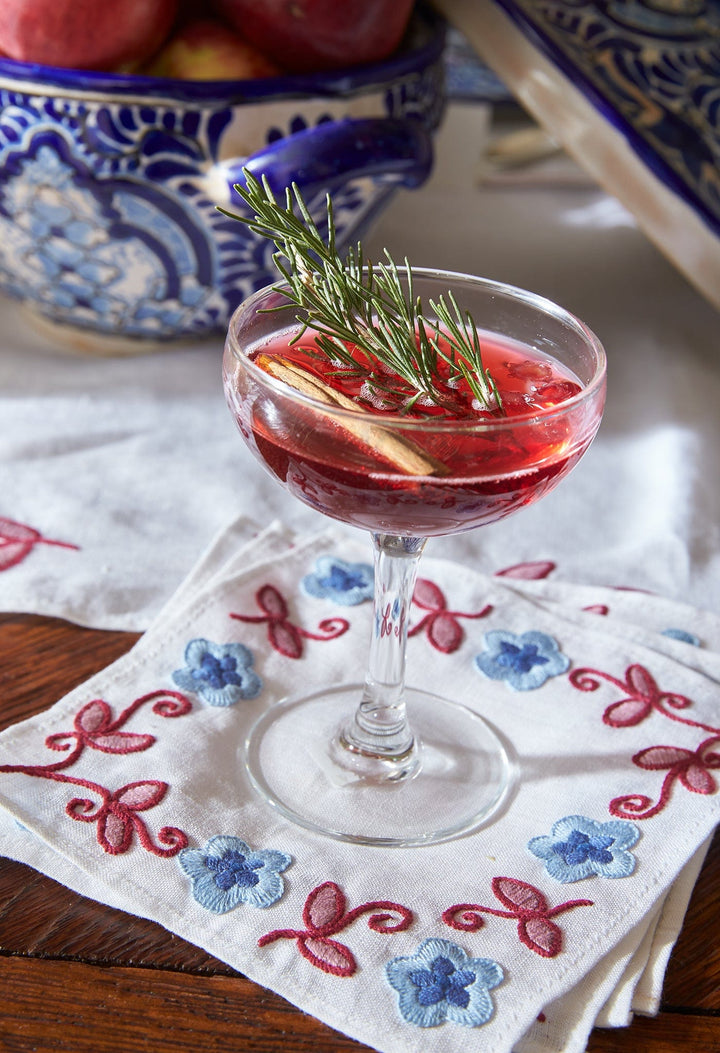 Cocktail Napkins - Set of 4 Tabletop Set of 4 Cocteles de Flores