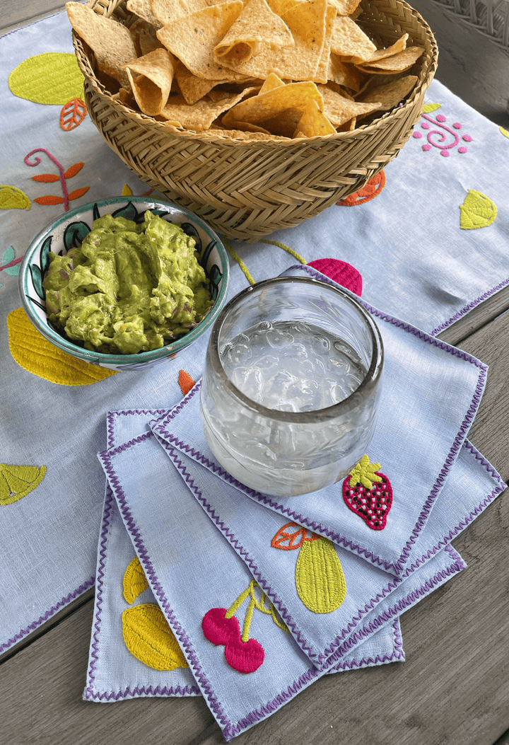 Cocktail Napkins - Set of 4 Tabletop Set of 4 Cocteles de Fruta