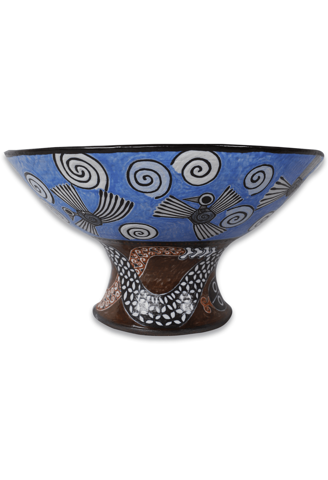 Guadalupe Ceramics Fruit Bowl Azul Multi Fruit Bowl