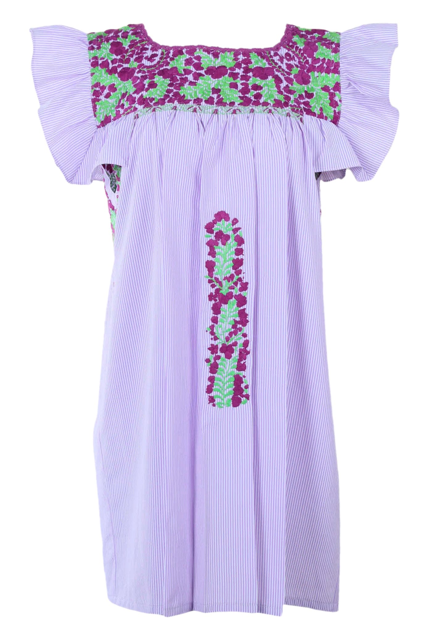Soledad Short Dress Dress Medium Soledad Viva Ciruela y Lima